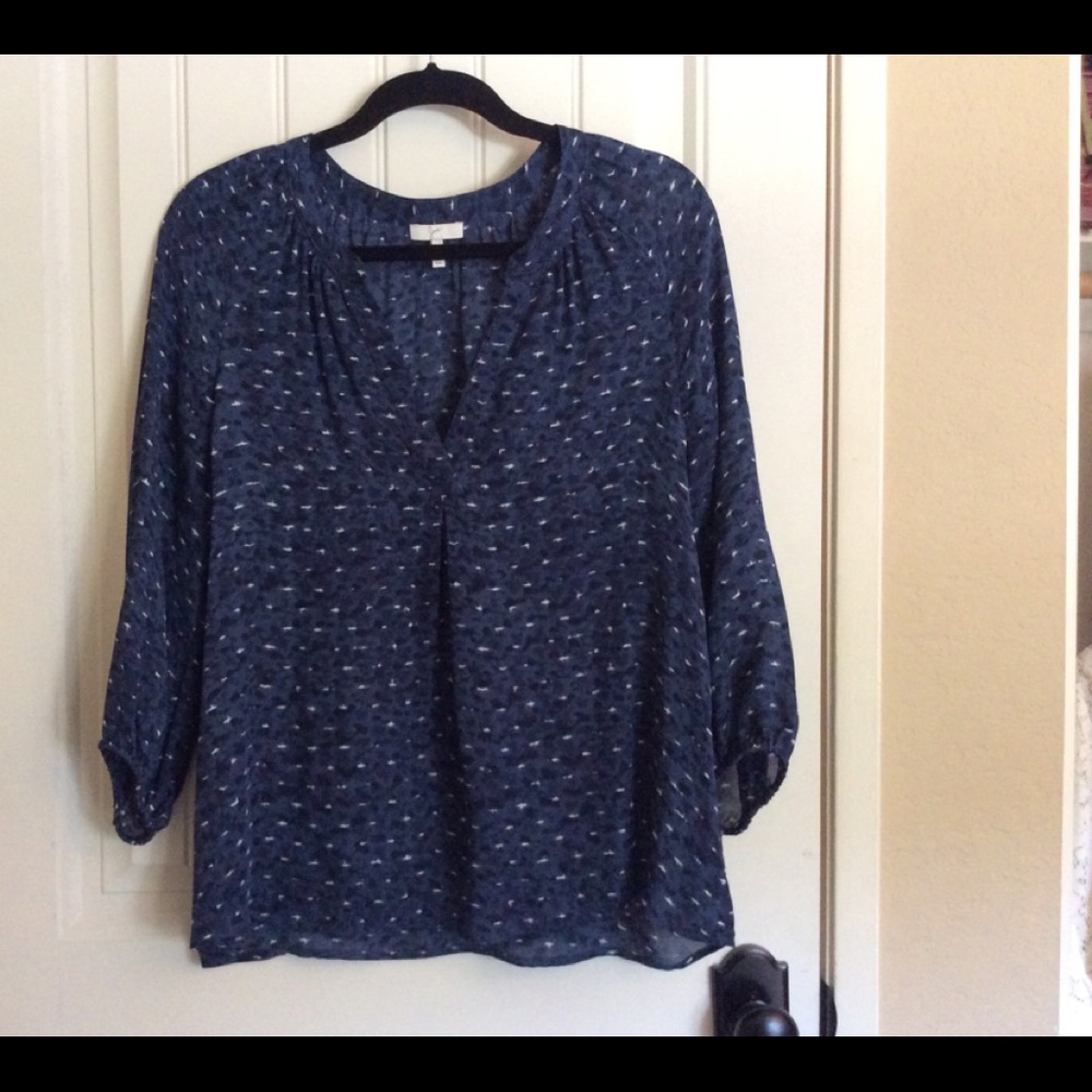 Beautiful silk peasant blouse.